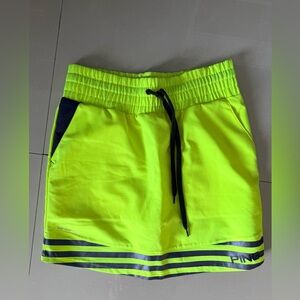 PING Womens Kaitlin Athletic Golf Skort Small Neon Yellow Sensor Cool Skirt